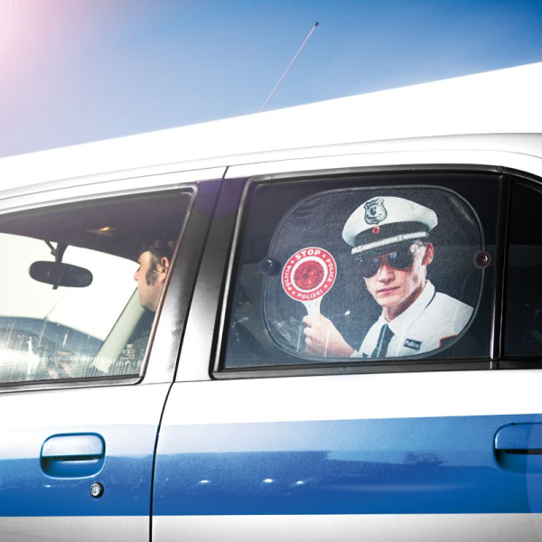 Pare-soleil Stop Police