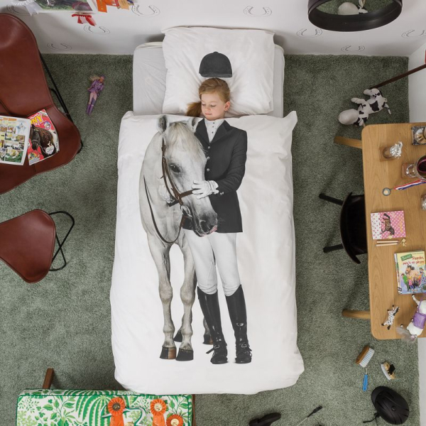 Parure de draps pour un fille fan de chevaux