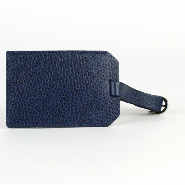 Porte-étiquette de bagage en cuir globe trotter