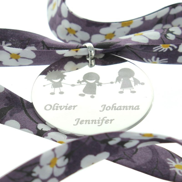 Pendentif Alban personnalisé liberty