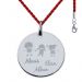 Pendentif avec motifs de chérubins à personnaliser