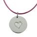 Pendentif coeur nacré