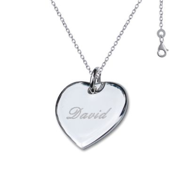 Pendentif coeur prénom