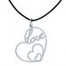 Pendentif coeur et inscription