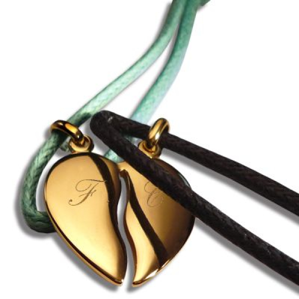 Pendentif coeur sécable