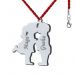 Pendentif deux figurines personnalisé