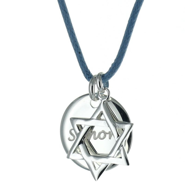 Pendentif étoile de david personnalisé