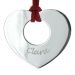 Pendentif grand coeur ajouré gravé