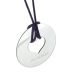 Pendentif grand jeton coeur argent massif