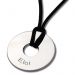 Pendentif grand jeton gravé d'un prénom