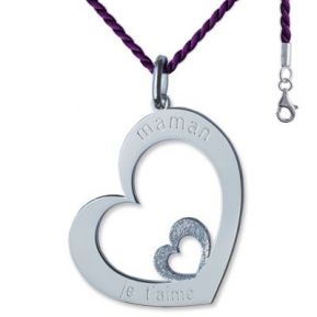 Pendentif Je t'aime Maman Pendentif Je t'aime Maman