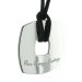 Pendentif jeton carré gravé