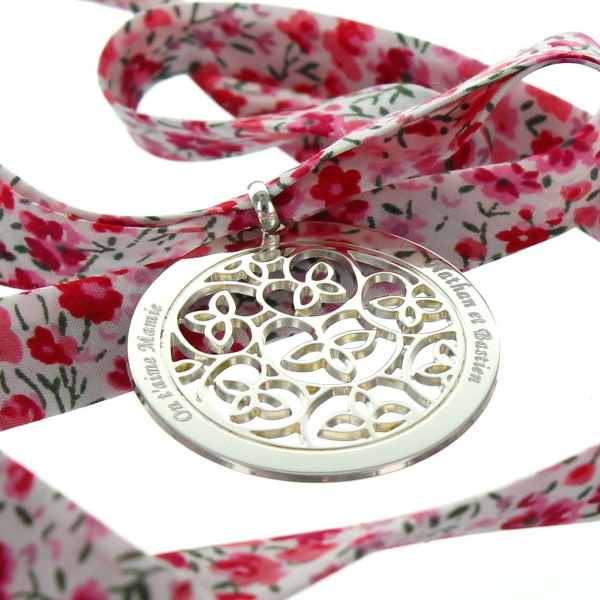Pendentif rosée du matin liberty