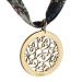 Pendentif rosée du matin plaqué or