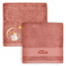 Personoitu lasten pyyhe 70 x 140 cm  Marsala Orava