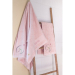 Personoitu lasten pyyhe 70 x 140 cm  Vaaleanpunainen Pupu