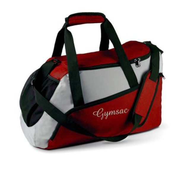 Petit sac de sport rouge personnalisé