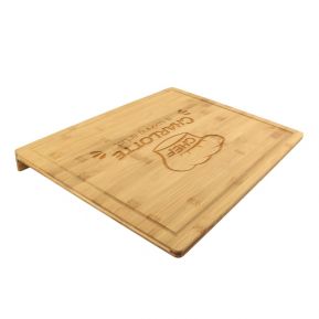 Planche à découper en bambou avec rebord Planche à découper en bambou avec rebord