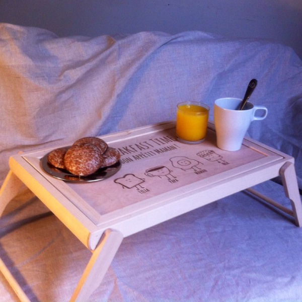 Petit déjeuner au lit