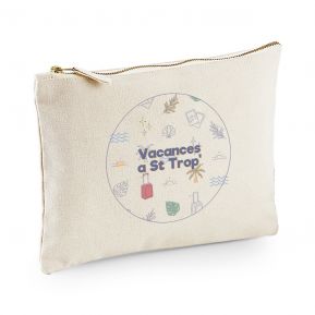 Pochette Vacances à la mer personnalisée