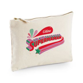 Pochette multi-usage personnalisée Super Maman