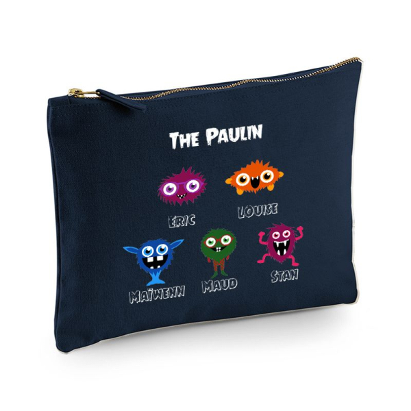 Pochette multi-usages My Monster Family