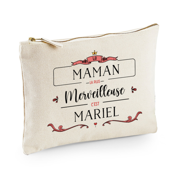 Pochette personnalisée Merveille Maman