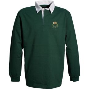 Polo de rugby uni brodé Polo de rugby uni brodé