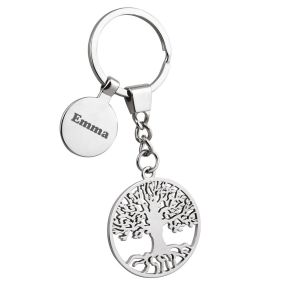 Porte-clés arbre de vie gravé Porte-clés arbre de vie gravé