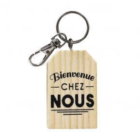 Porte-clés Bienvenue chez nous personnalisé Porte-clés Bienvenue chez nous personnalisé