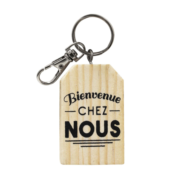Porte-clés Bienvenue chez nous
