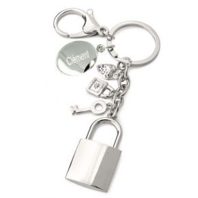 Porte-clés breloques gravé