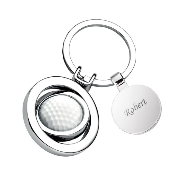 Porte clés balle de golf personnalisé