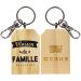 Porte-clés maison de famille personnalisé