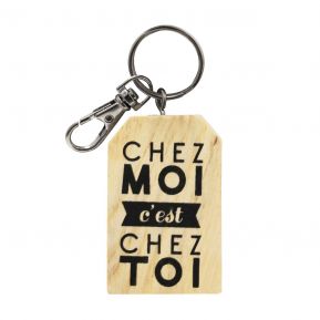 Porte-clés chez moi personnalisé Porte-clés chez moi personnalisé