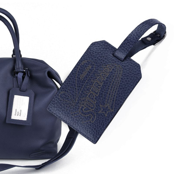 Porte-étiquette de bagage personnalisé Super Papa