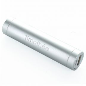 Power bank cylindrique gravé Power bank cylindrique gravé