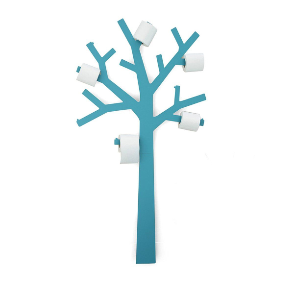 Pqtier turquoise - arbre à papier toilette