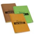 Etui passeport cuir 2 lignes gravé