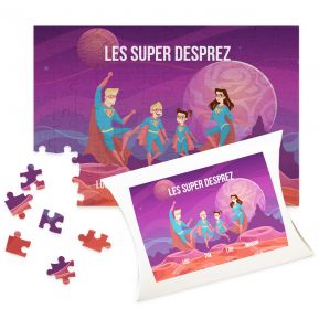 Puzzle personnalisé super héros