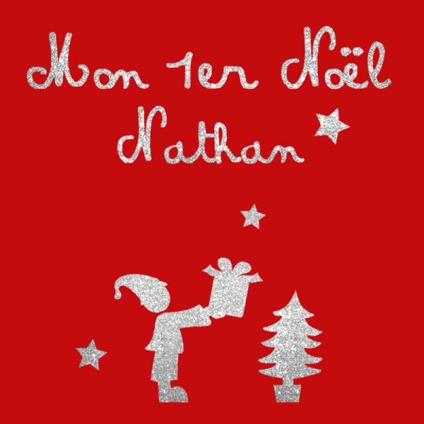 Pyjama personnalisé Noël prénom zoom