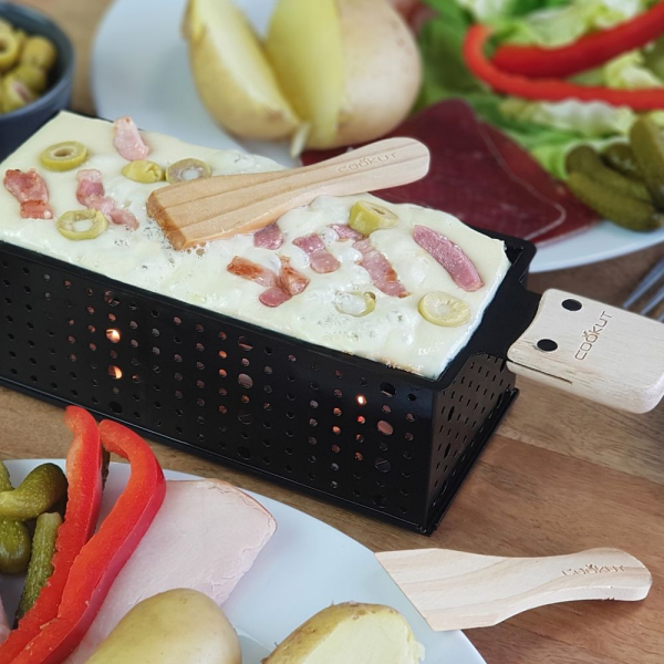 Raclette lardons pour 2