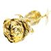 Rose dorée à l'or fin 24 carats