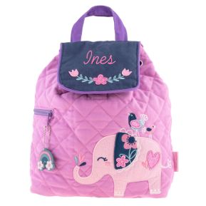 Sac à dos Éléphant rose personnalisé