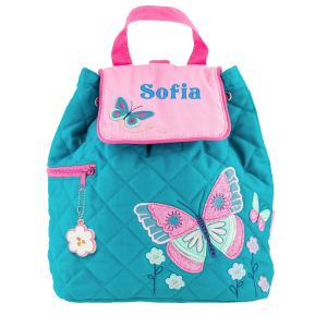 Sac à dos Papillon turquoise personnalisé