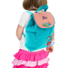 Sac à dos Fleurs personnalisé - dos brodé