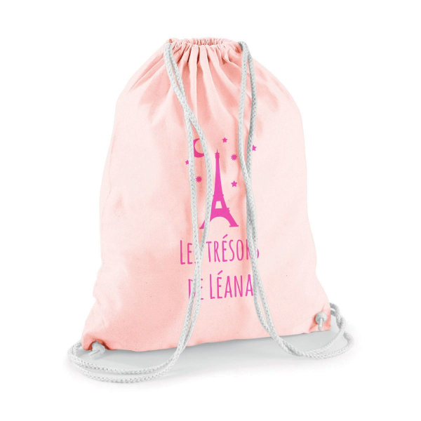 sac à dos enfant rose pâle