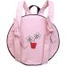 Arrière du sac à dos rond personnalisé rose