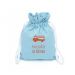 Sac à doudou imprimé bleu ciel