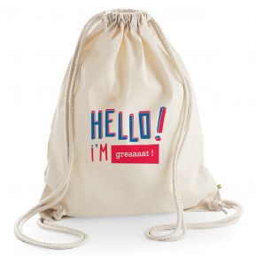 Sac de loisir personnalisé HELLO